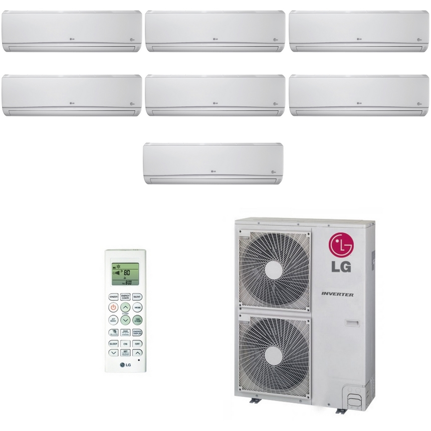 LG klimaanlage MultiSplit 7 x 20m2 Klimageräte INVERTER ...