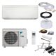 Daikin Stylish FTXA35CW Wandklimagerät-Set - 3,4 kW - Weiß - ohne Montage Set - ohne Quick Connect - Bodenkonsole GDS400