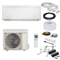 Daikin Stylish FTXA50CW Wandklimageräte-Set - 5,0 kW - Weiß - ohne Montage Set - ohne Quick Connect - Wandkonsole MS253