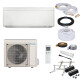 Daikin Stylish FTXA50CW Wandklimageräte-Set - 5,0 kW - Weiß - ohne Montage Set - ohne Quick Connect - Wandkonsole MS253