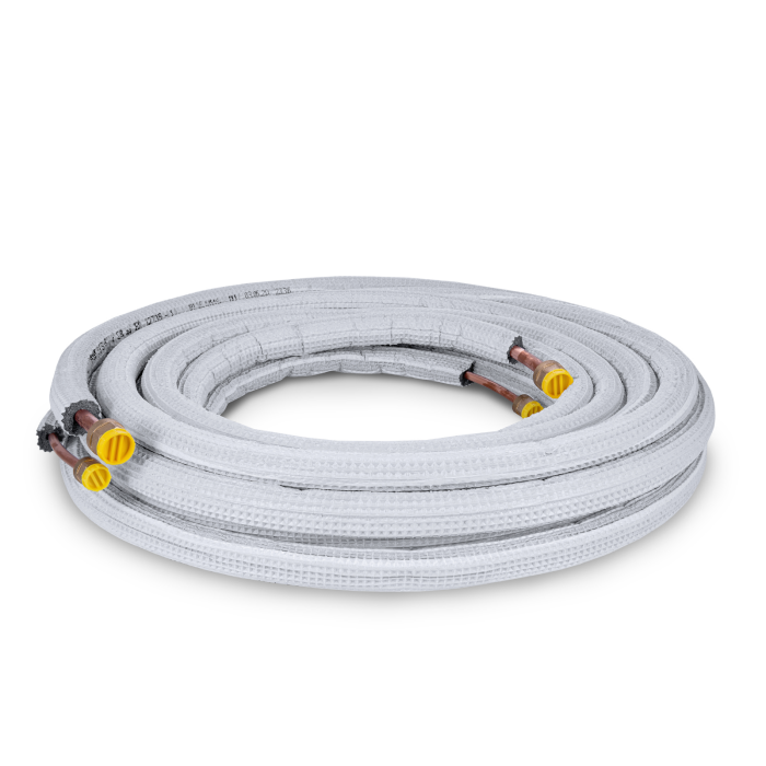 Kältemittelleitung Kälteleitung Kupfer isoliert 1/4" + 3/8" - 1-25meter Armacell 8 Meter Ja