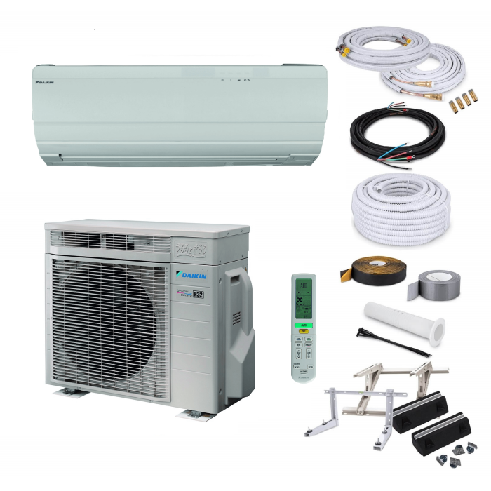 Daikin Ururu Sarara FTXZ25N Wandklimageräte-Set - 2,5 kW - 3 Meter - ohne Quick Connect - ohne Befestigung - ohne WiFi