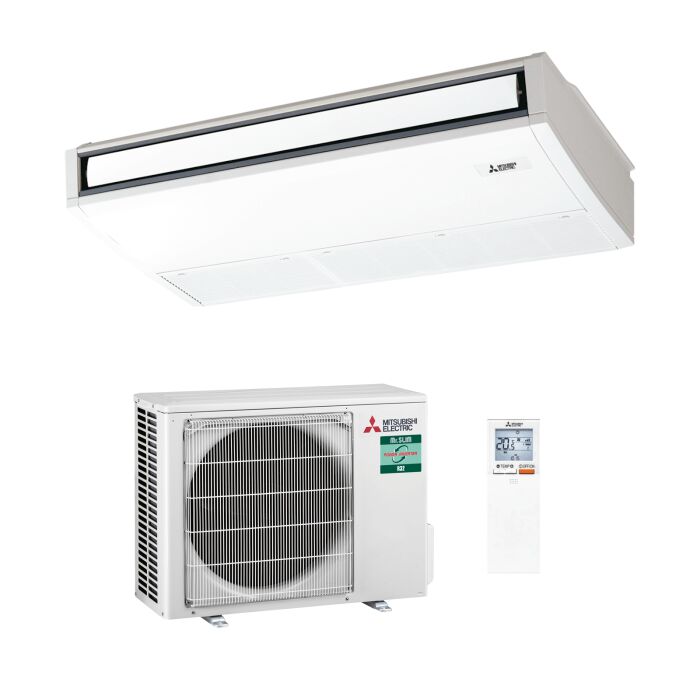 Mitsubishi PCA-M35KA R32 Truhen-Deckengerät-Set - 3,6 kW