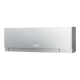Mitsubishi Premium MSZ-EF25VGK S Wandklimagerät-Set - 2,5 kW - Silber - ohne Montage Set - ohne Quick Connect - ohne Befestigung