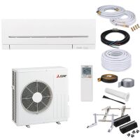 Mitsubishi Kompakt MSZ-AP71VGK Wandklimagerät-Set - 7,1 kW - 3 Meter - ohne Quick Connect - ohne Befestigung