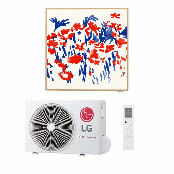 LG Artcool Gallery Photo A09GA1 Wandklimageräte-Set - 2,5 kW