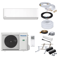 Panasonic Etherea KIT-Z50ZKE Wandklimageräte-Set - 5,0 kW - Weiß - ohne Montage Set - 12 Meter + Nachfüllung - ohne Befestigung