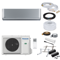 Panasonic Etherea KIT-XZ50ZKE Wandklimageräte-Set - 5,0 kW - Silber - 14 Meter - ohne Quick Connect - Dachkonsole MT650