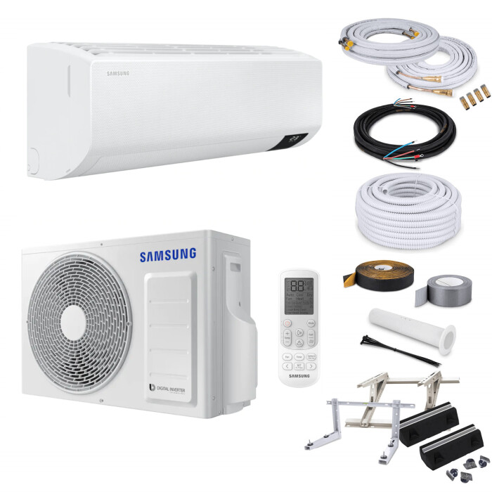 Samsung Wind-Free Comfort AR24TXFCAWKNEU/X Wandklimagerte-Set - 6,5 kW mit Montagezubehr
