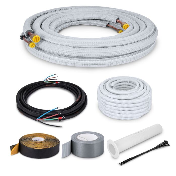 Montagenset 1/4"+ 3/8" 3-25 Meter 6 Meter