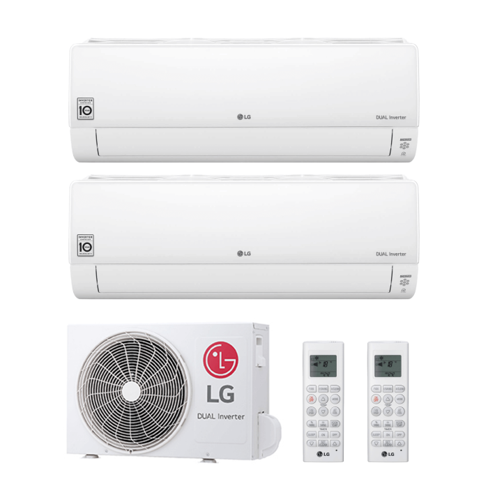 LG Deluxe Multisplit-Set - 2 x DC12RK - 3,5 kW + MU2R17