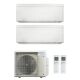 Daikin Stylish MultiSplit-Set - 2x FTXA35C2V1BW - 3,5 kW + 2MXM50A2V1B9 - Weiß - ohne Montage Set - ohne Quick Connect - Wandkonsole MS253