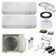 Daikin Perfera MultiSplit-Set - 2x FTXM25A5V1B - 2,5 kW + 2MXM40A2V1B9 - ohne Montage Set - ohne Quick Connect - Wandkonsole MS253