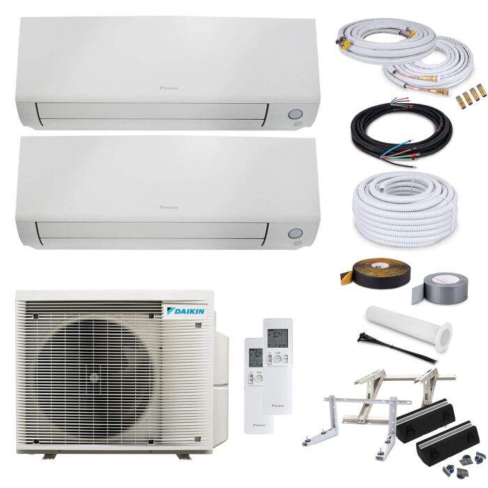Daikin Perfera MultiSplit-Set - 2x FTXM35A5V1B - 3,4 kW + 2MXM50A2V1B9 - 2x 3 Meter  - ohne Quick Connect - ohne Befestigung