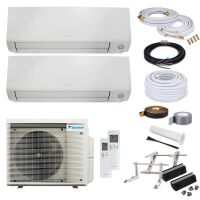 Daikin Perfera MultiSplit-Set - 2x FTXM35A5V1B - 3,4 kW + 2MXM50A2V1B9 - 2x 6 Meter - ohne Quick Connect - Dachkonsole MT650