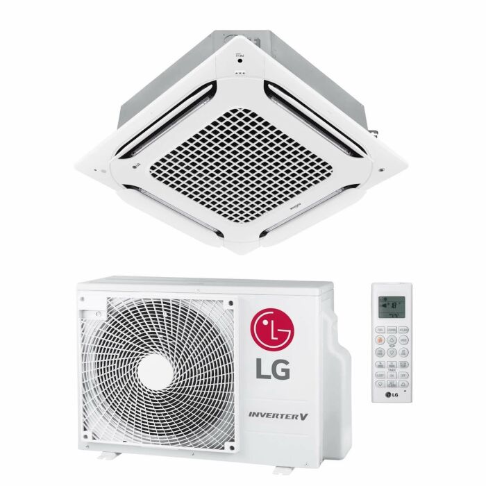 LG High-Inverter UT12FH Deckenkassette-Set - 3,4 kW