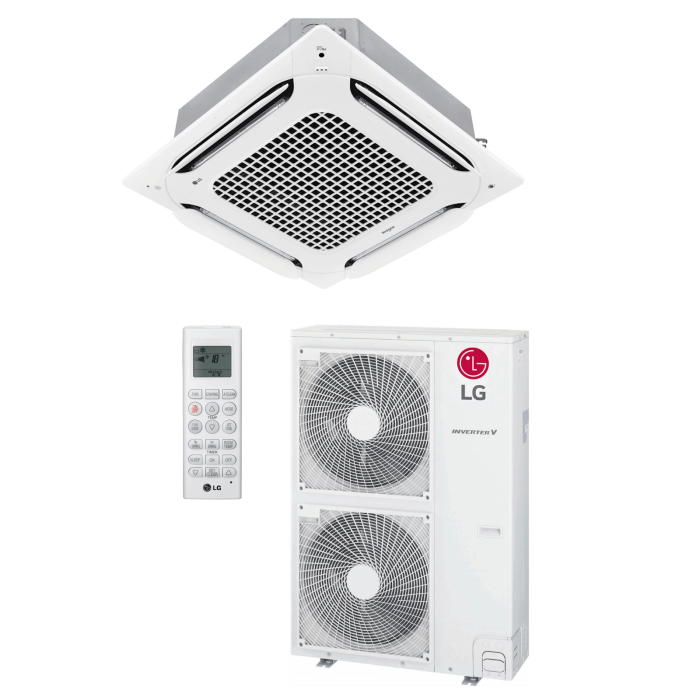 LG High-Inverter UT36FH Deckenkassetten-Set - 9,5 kW 380V