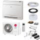 LG Standard Inverter UQ18F Truhengerät-Set - 5,0 kW - ohne Montage Set - Wandkonsole MS253 - ohne WiFi