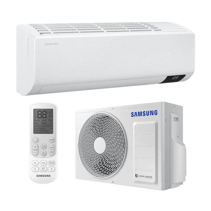 Samsung Wind-Free Comfort AR09TXFCAWKNEU/X R32 Wandklimageräte-Set - 2,5kW