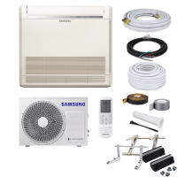 Samsung AC026RNJDKG/EU Truhengerät-Set - 2,6 kW - ohne Montage Set - Wandkonsole MS253 - ohne WiFi