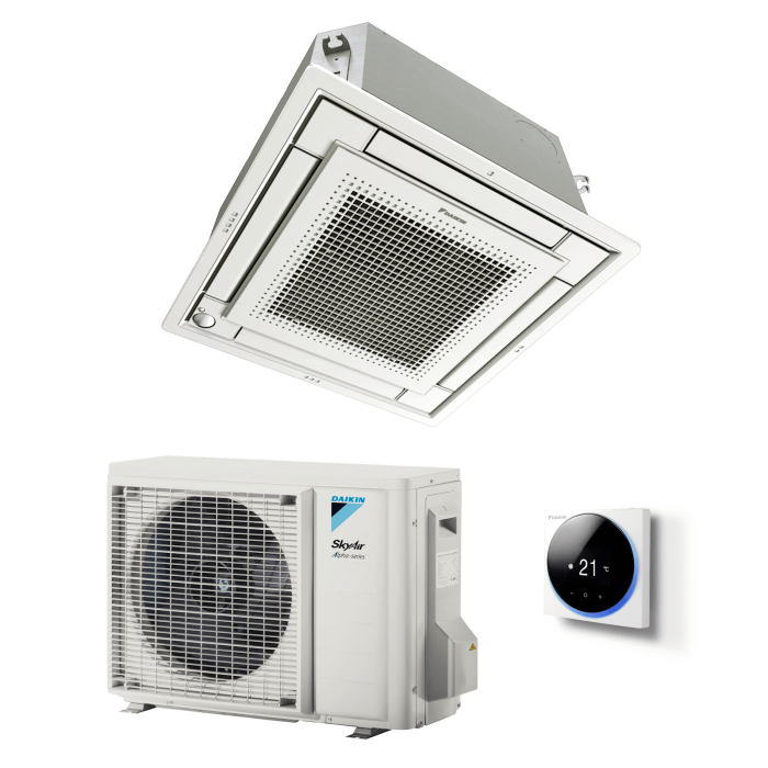 Daikin Alpha FFA35A9 - 4-Wege Deckenkassette-Set - 3,4 kW