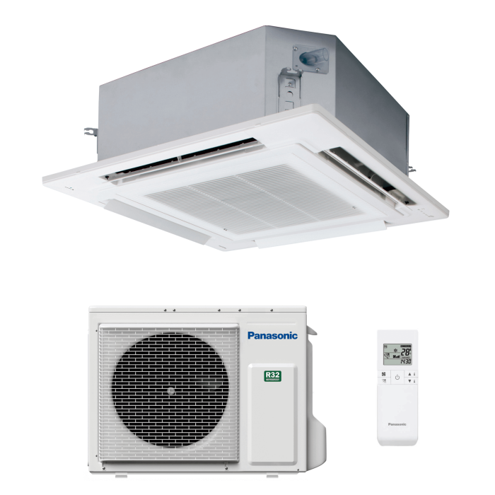 Panasonic Standard KIT-60PU3Z5 - 90x90 - 4-Wege Deckenkassette-Set - 6,0 kW