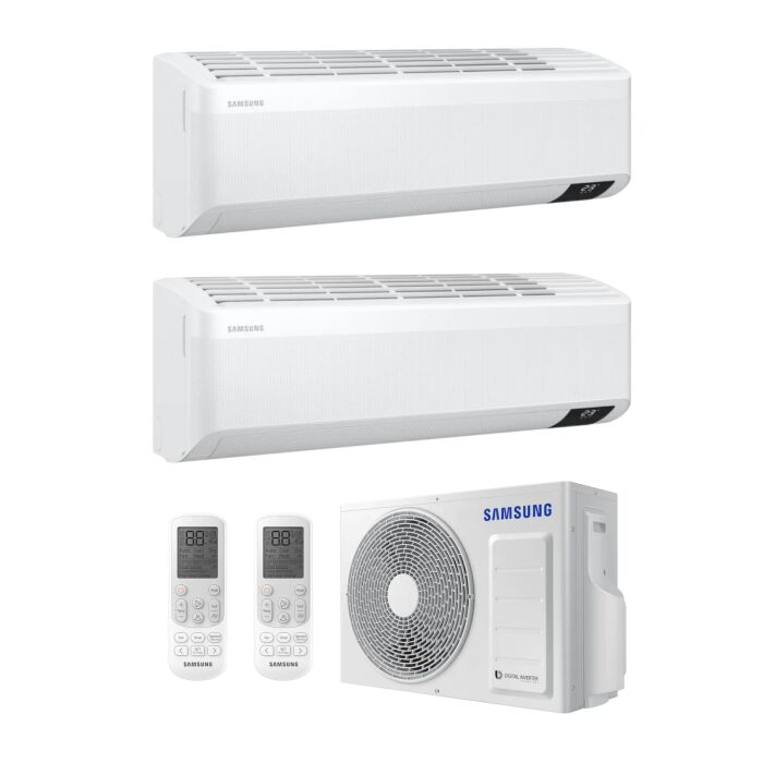 Samsung WindFree Avant MultiSplit-Set 2x AR09TXEAAWKNEU 2,5kW + AJ040TXJ2KG/EU
