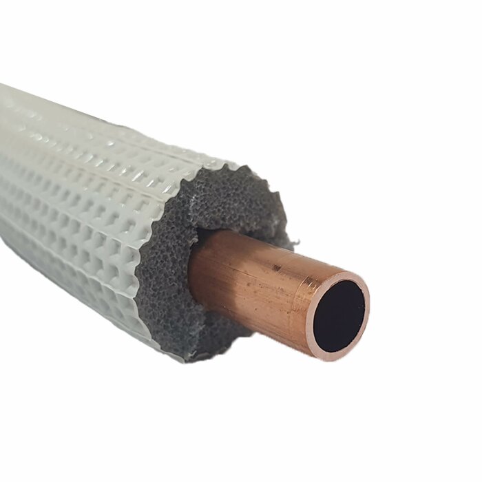 Kältemittelleitung - Kupferrohr für Klimaanlagen Systeme - 1/4" - 1 -25 Meter - 1 Meter - Nein