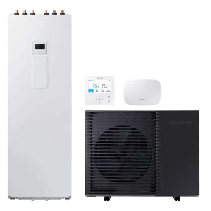 Samsung Wärmepumpe ClimateHub EHS MONO HT Quiet - AE260RNWMEG/EU + AE080BXYDEG/EU - 8,0 kW