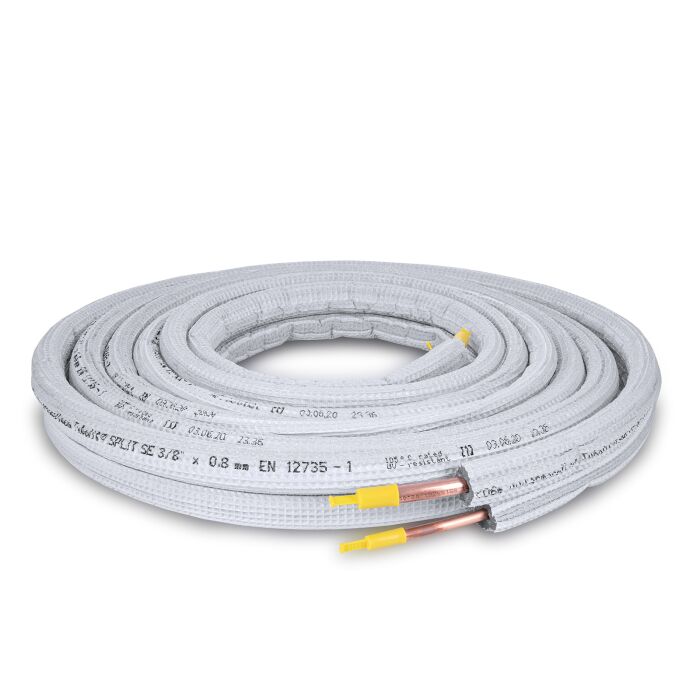 Kältemittelleitung Kälteleitung Kupfer isoliert 1/4" + 3/8" - 1-25meter Armacell 25 Meter Nein