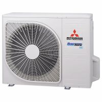 Mitsubishi Heavy Industries Diamond SRK25ZSX-WF Wandklimageräte-Set - 2,5 kW - Pure White - mit Überwurfmuttern - 1 Meter - ohne Befestigung