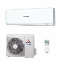 Mitsubishi Heavy Industries Diamond SRK35ZSX-WF Wandklimageräte-Set - 3,5 kW - Pure White - mit Überwurfmuttern - 1 Meter - ohne Befestigung