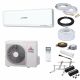 Mitsubishi Heavy Industries Diamond SRK35ZSX-WF Wandklimageräte-Set - 3,5 kW - Pure White - mit Überwurfmuttern - 1 Meter - ohne Befestigung