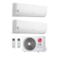 LG Standard MultiSplit-Set - 2x S09ET - 2,5 kW + MU2R15