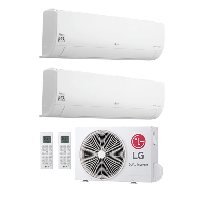 LG Standard MultiSplit mit WiFi 2x S12ET R32 - 3,5 kW + MU2R17