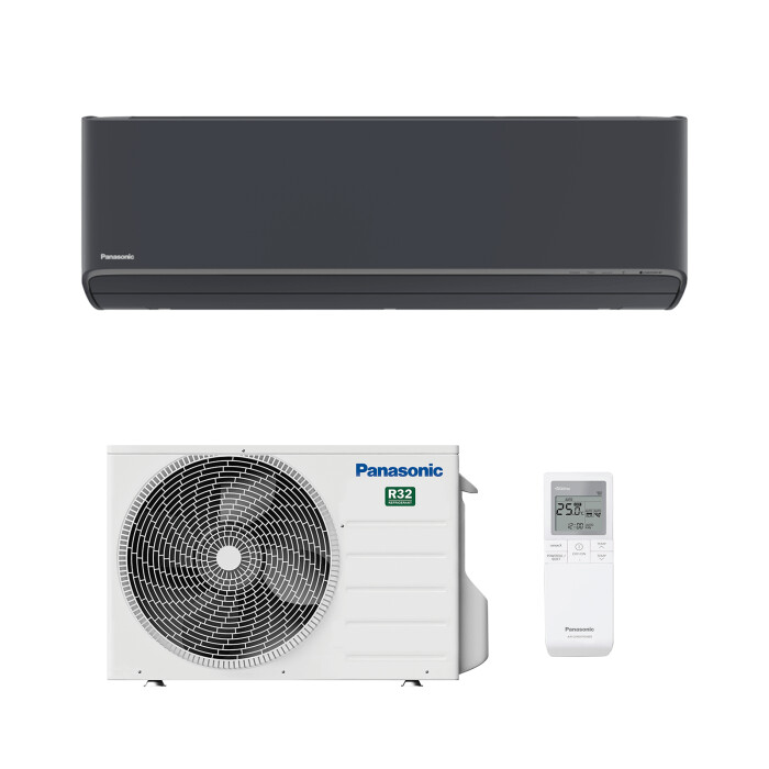 Panasonic Etherea KIT-XZ35ZKE-H Graphit Wandklimageräte-Set - 3,5 kW