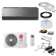 LG Artcool Mirror AC24BK Wandklimageräte-Set - 6,6 kW mit Montagezubehör